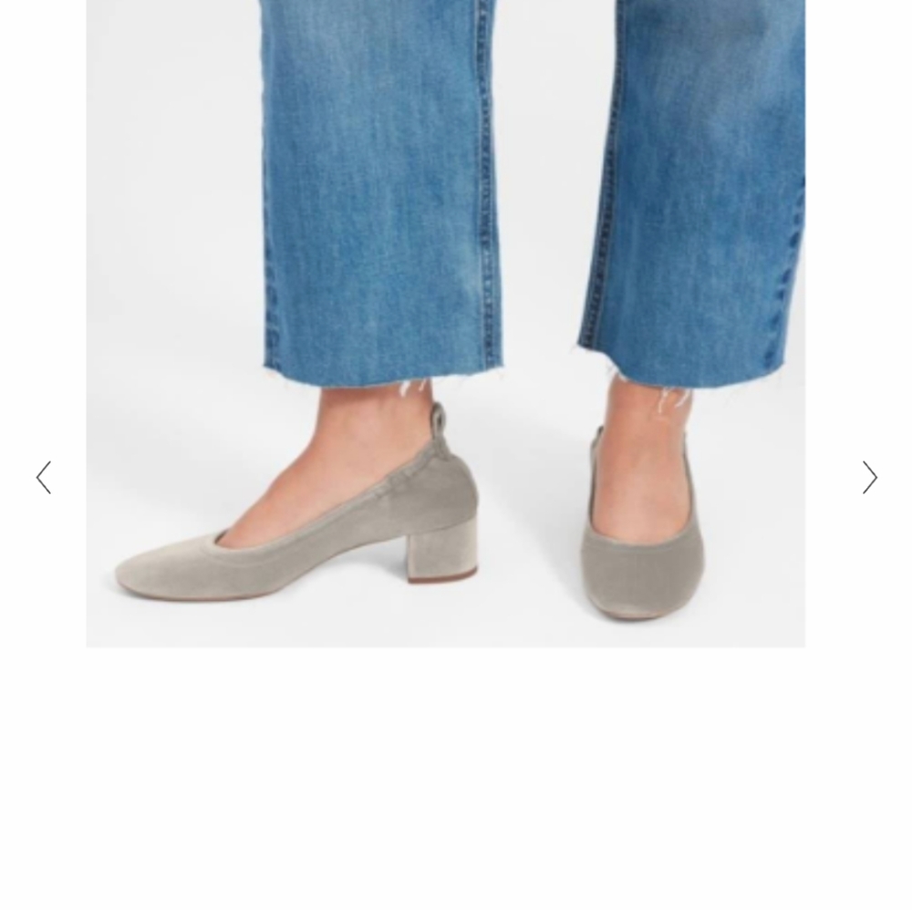 Everlane The Day Heel velvet size 10 women